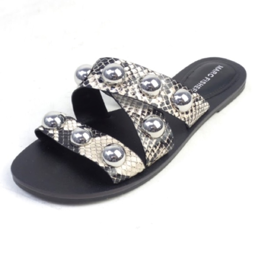 Marc Fisher Slide Sandal Bryte Snake. Gently used. Size 7
